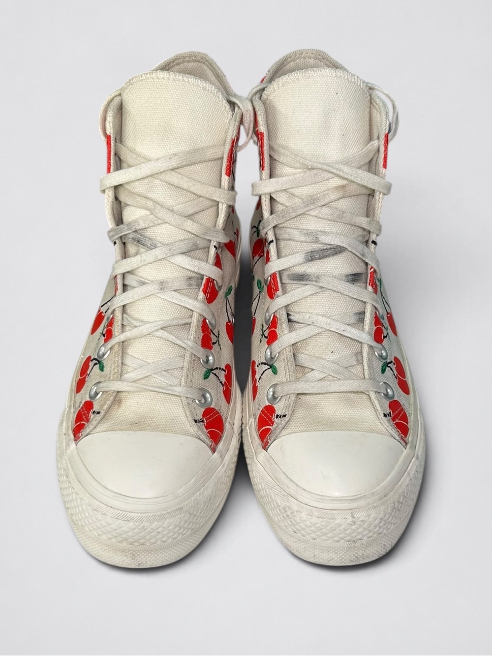Converse Chuck Taylor All Star Lift Cherries Platform High Women’s 8.5 - Picture 3 of 13